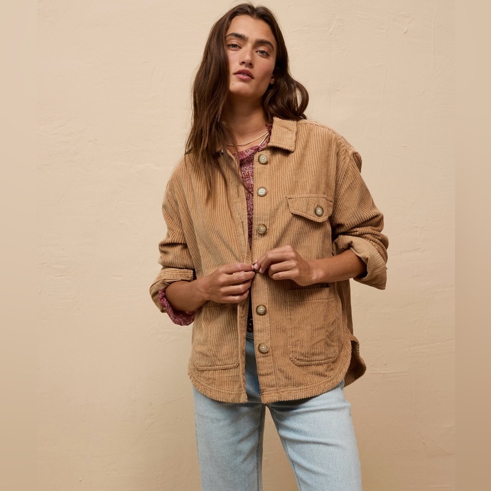 Corduroy sweater jacket